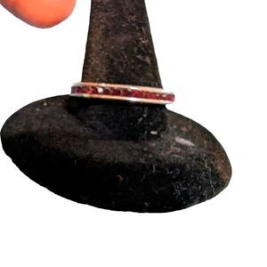 Ruby band, costume jewelry,size 9